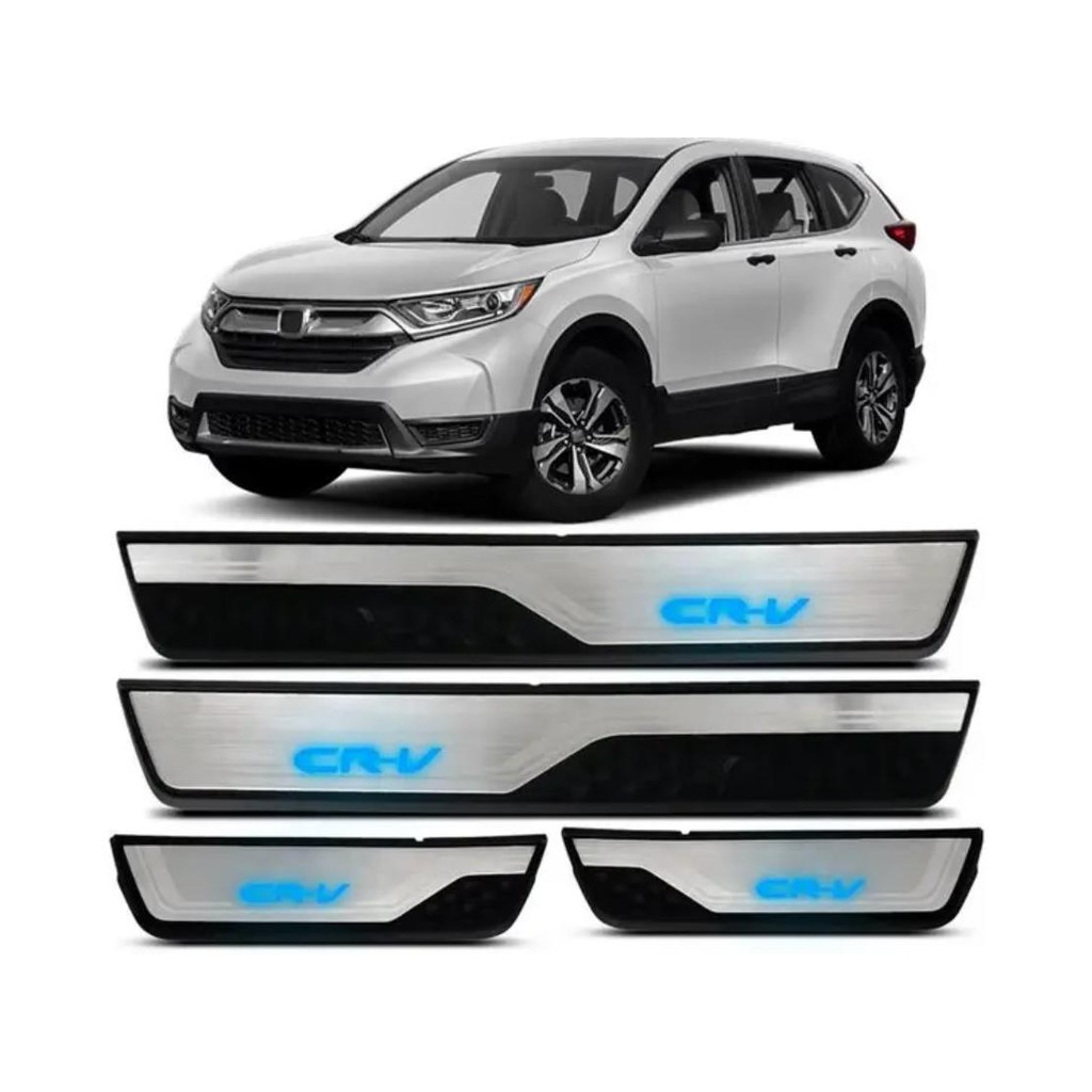Kit Soleira Com Led De Porta CRV 2017 2018 2022 2023