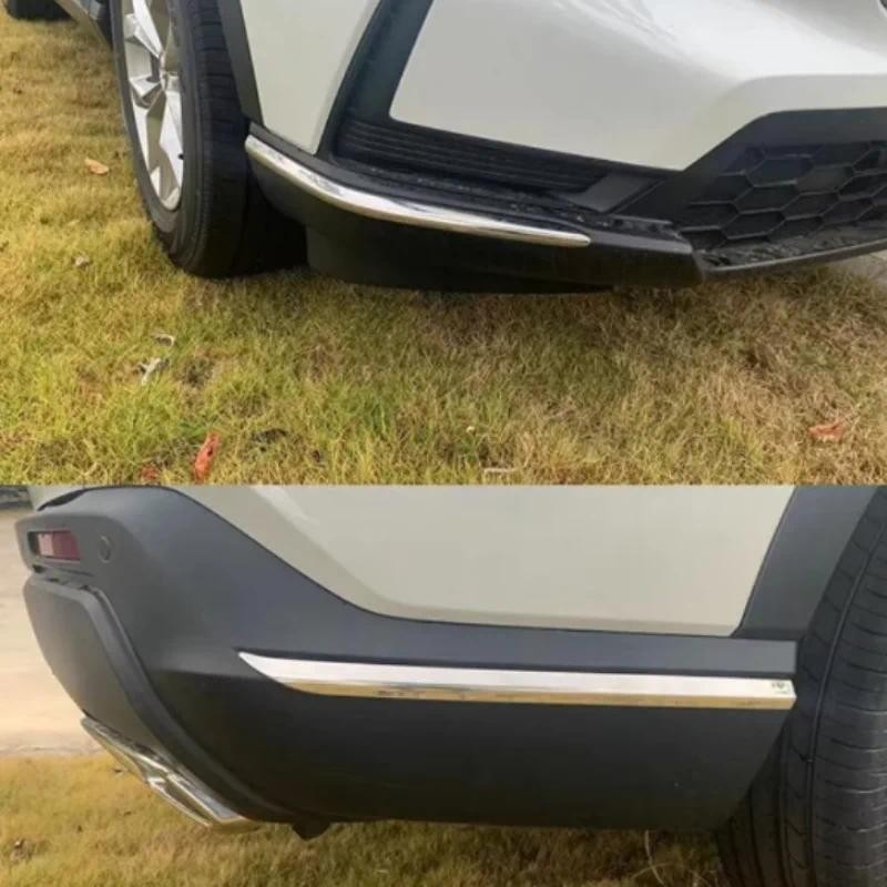 Estilo Do Carro 2 Pçs Dianteiro/Traseiro Pára-Choques Anti-Colisão Tira Protetor De Canto Para Honda CRV 2023 2024 Acess