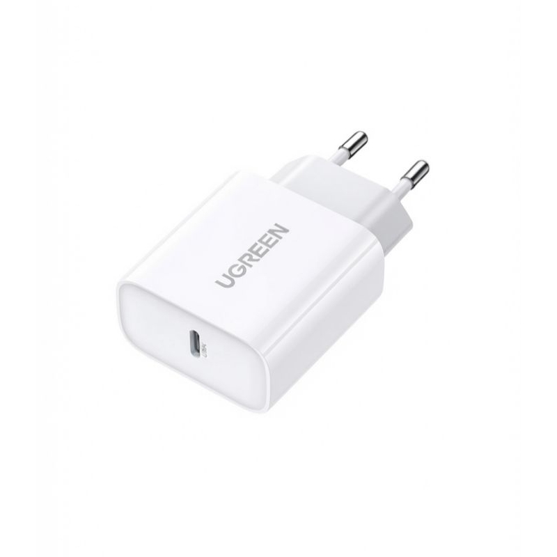 Carregador  Ugreen 20W Fast Charger PD 3.0 Original Tipo C - Carregamento Rápido e Seguro