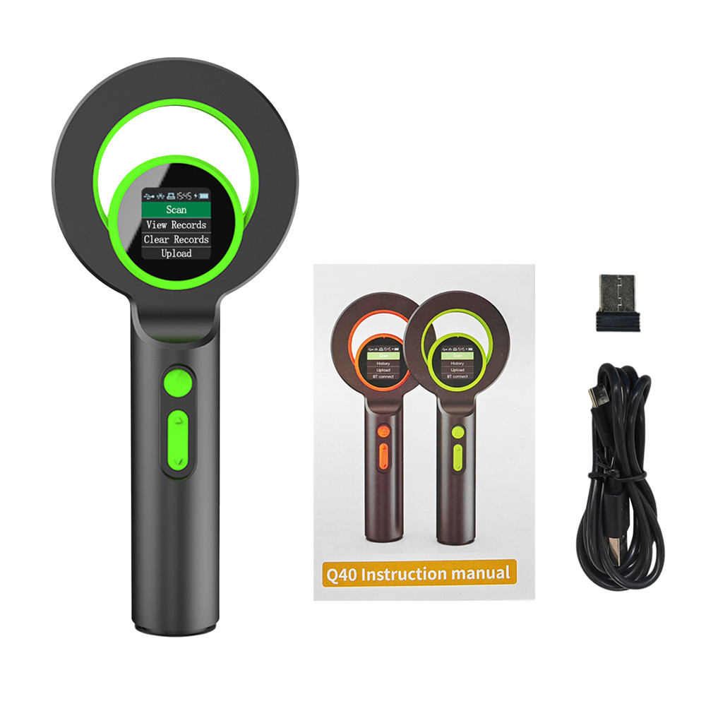 [Xstu-Fast ship] Animal Microchip Pet Tag Scanner Etiquetas De Leitor De Identificação Portátil BT USB 2.4G Conecte Com