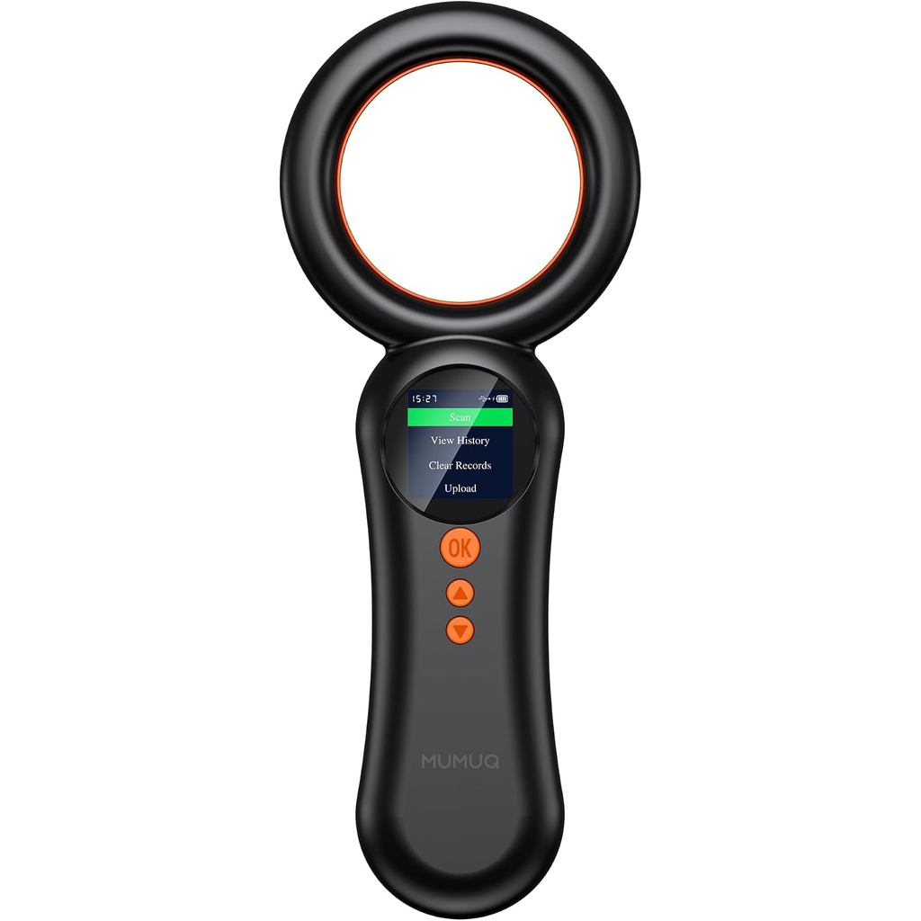 Leitor de Microchip para Animais de Estimação, FDX-B(ISO11784/85) EMID, Leitor de Microchip Animal com Armazenamento de