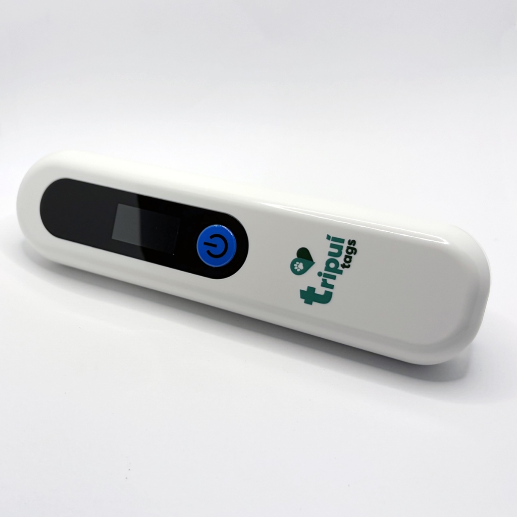 Leitor de Microchip Animal TAGSCAN com Temperatura Bluetooth USB