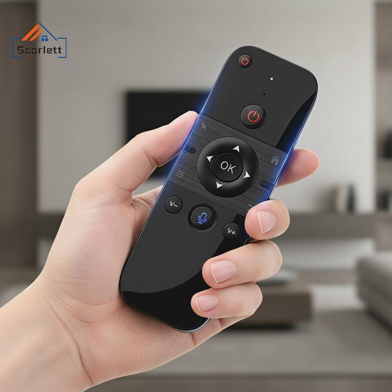 [Scarlett] M8 Air Mouse Voice Controle Remoto 2.4G Mini Teclado Sem Fio Leve Para Android TV Box X96 Acampamento Ao Ar L