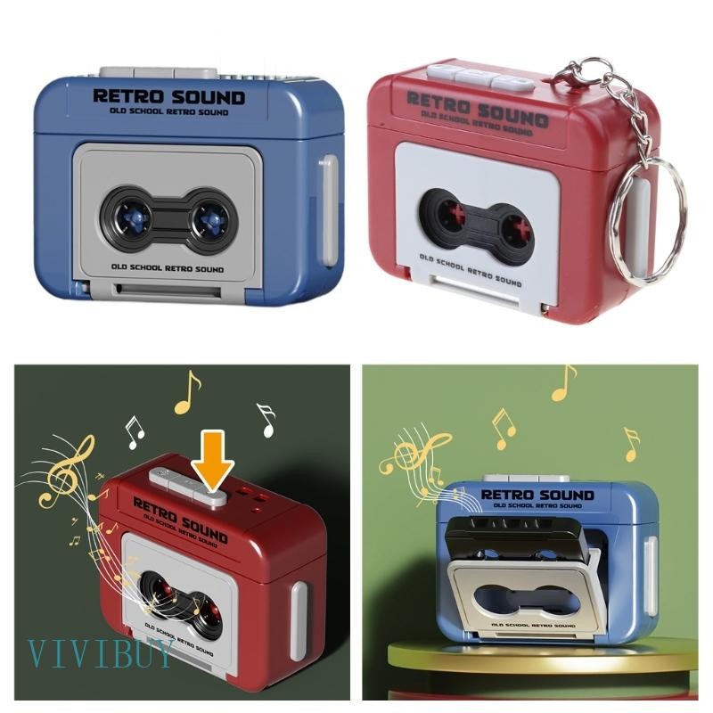 Tape Recorders Pendants Recordable Music Box Pendants Ornaments