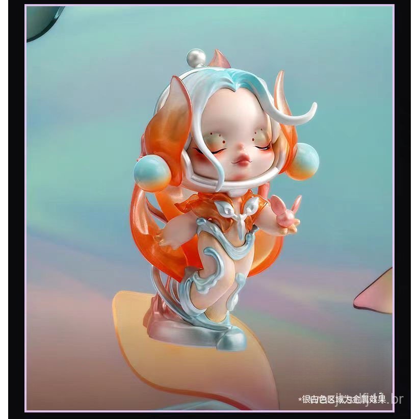 [Toy Planet] Skullpanda Voice Series Blind Box Figurine Brinquedo de Moda Presente de Aniversário Decoração