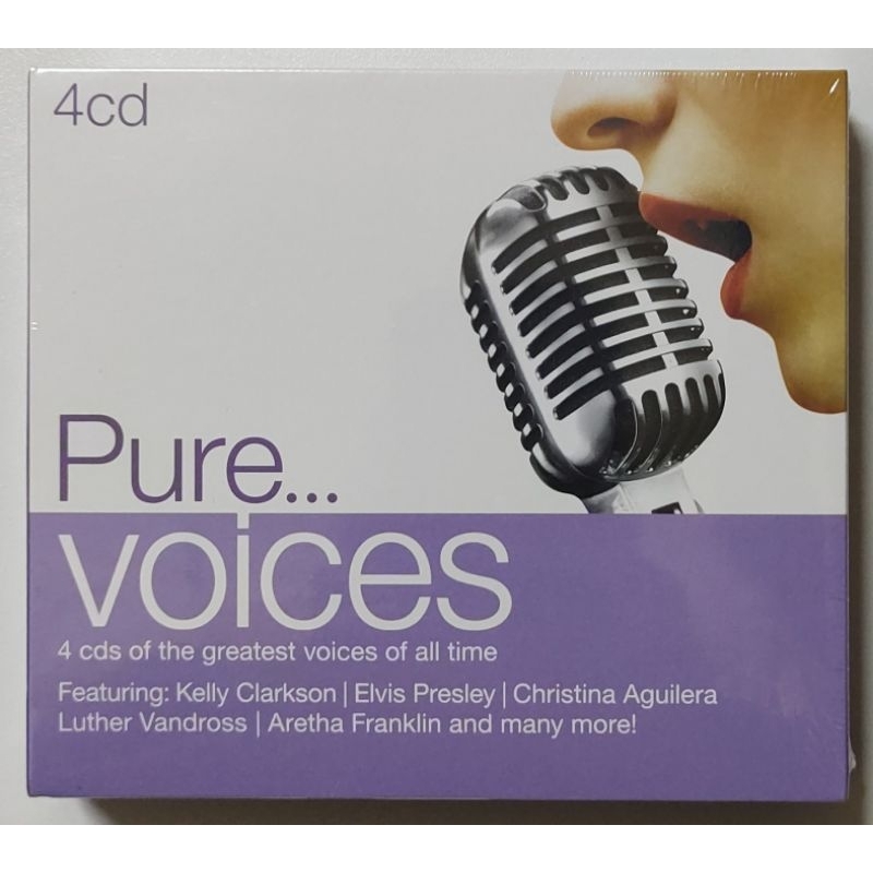 BOX 4 CDS - PURE...( VOICES ) - NOVO LACRADO