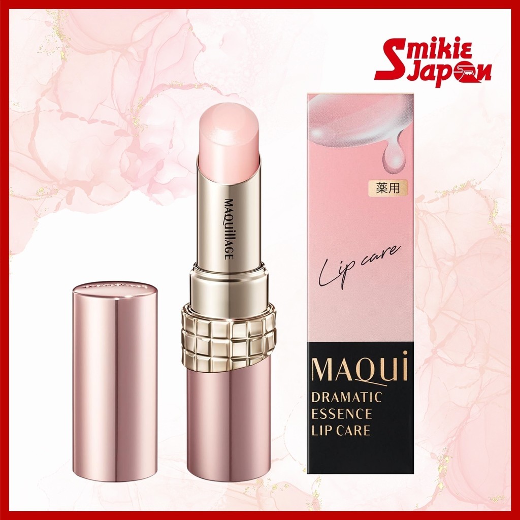 MAQUILLAGE Dramatic Essence Lip Care 3.8g Slightly Fruity Floral Scent Moisturizing No Color Type Direct from Japan