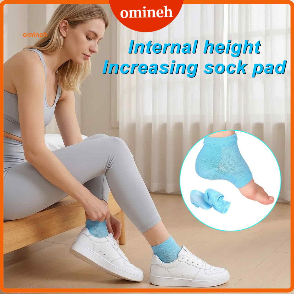 Shoe Lift Pads Heel Height Increasing Insoles 1 Pair Breathable Cushion Inserts for Sneakers Sebs Shock Absorbing Increa