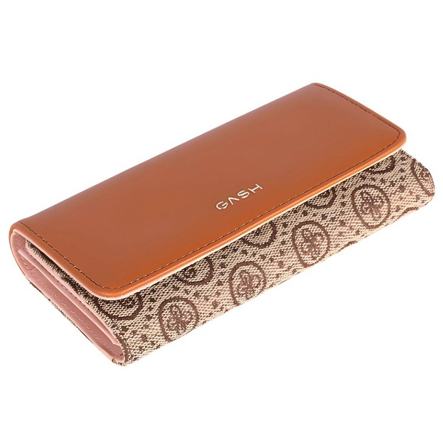 Carteira Feminina GASH Caramelo Grande BU27961GA