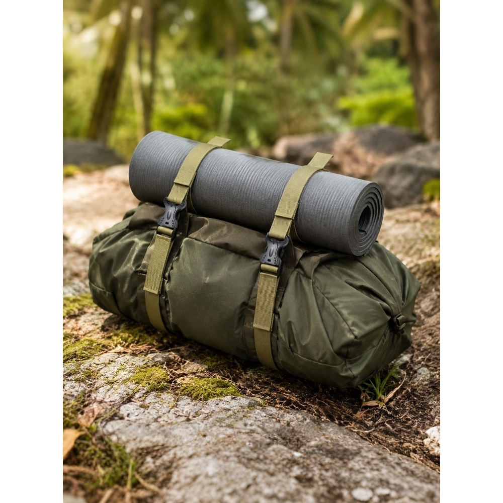 1 Peça 135CM Tiras De Amarração Para Acampamento Ao Ar Livre , Bagagem De Viagem E Cintos De Fixação De Embalagem De Car