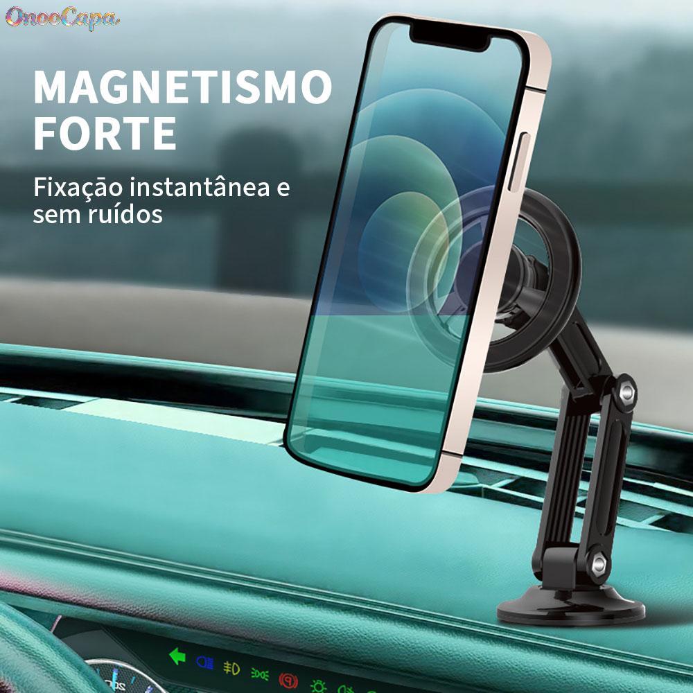 360° Suporte Celular Rotativo Car Veicular Magnético Carro Casa Mesa