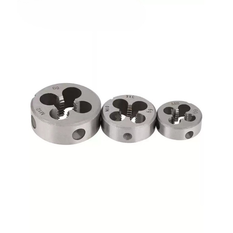 Cossinete de rosca métrica aço liga M1/M2/M3/M4/M5/M6/M8/M10/M12/M14/M16/M18/M20【QIAOZHI-B1】