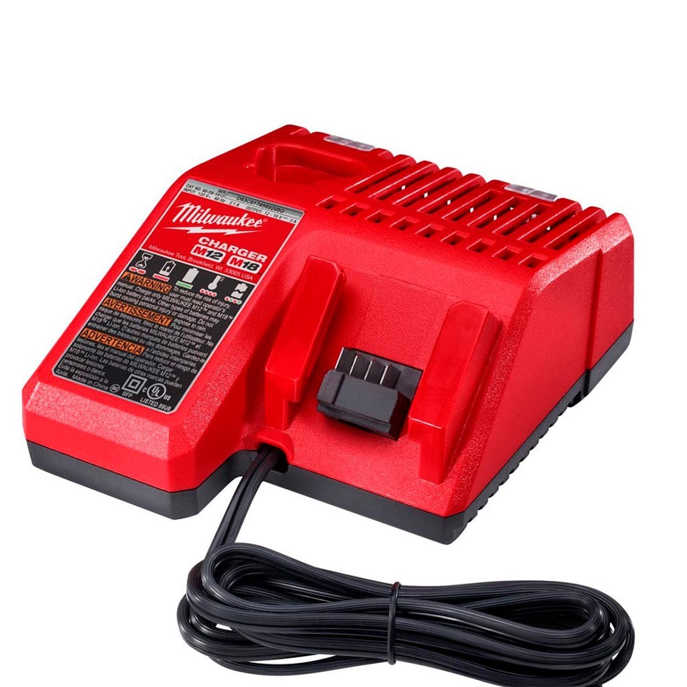 Carregador de Bateria Múltiplo para M12 e M18 MILWAUKEE 48-1959 12V e 18V Bivolt