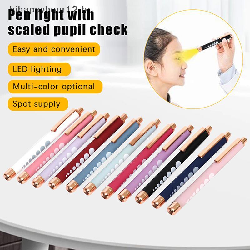 HIHAP Mini Medical LED Pen Light Torch Lâmpada Branca/Amarela Para Médico Enfermeira