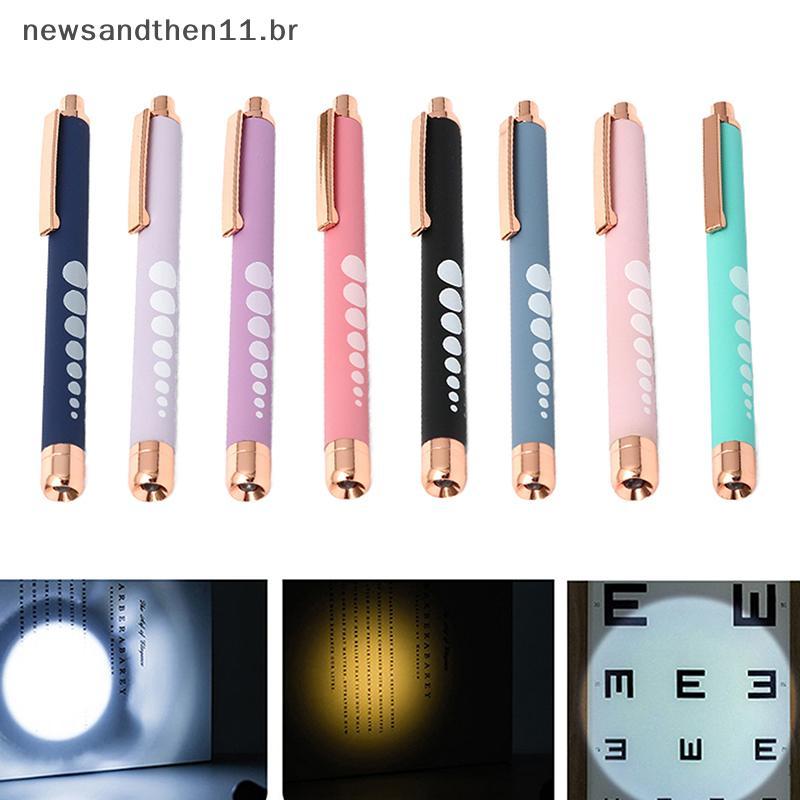 NEWSA Mini Medical LED Pen Light Torch Lâmpada Branca/Amarela Para Médico Enfermeira