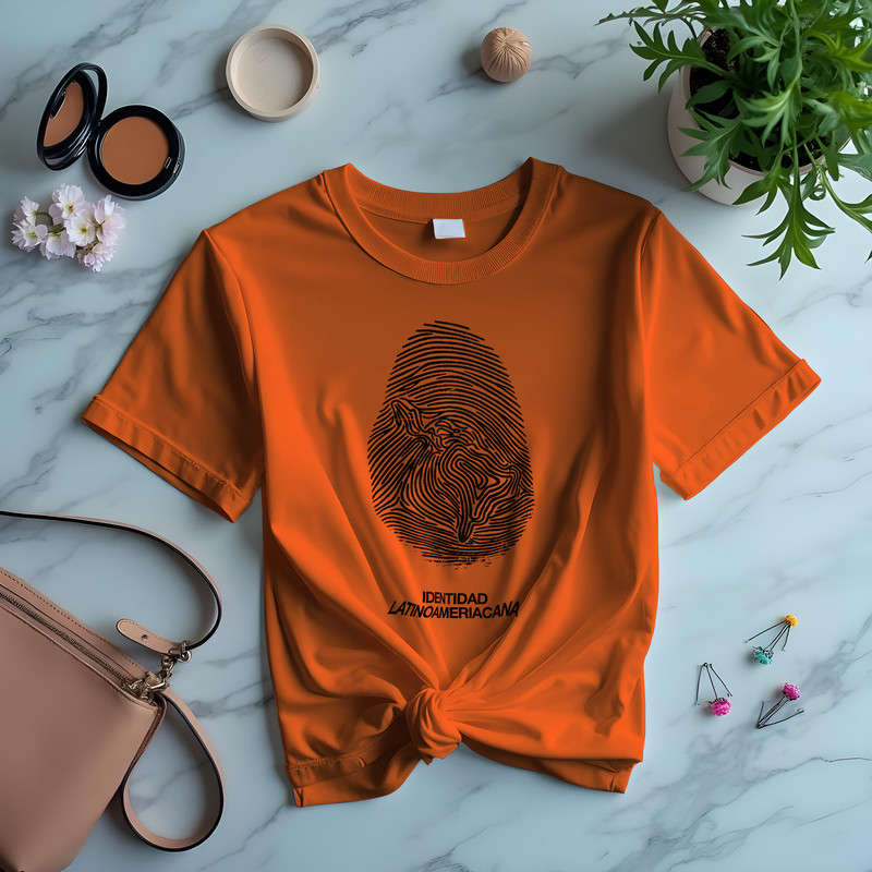 Camiseta Feminina Estampada Digital Latino Americano
