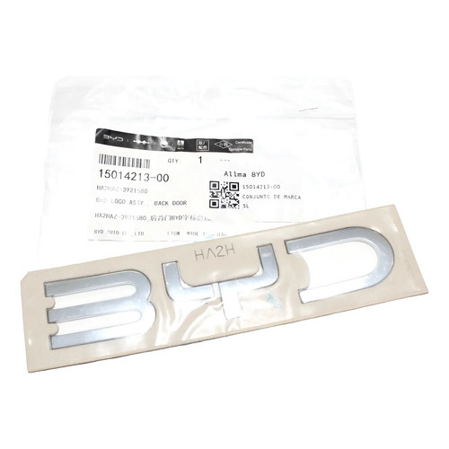 Emblema Tampa Traseira Porta Malas Byd Song Pro King Origina Prateado