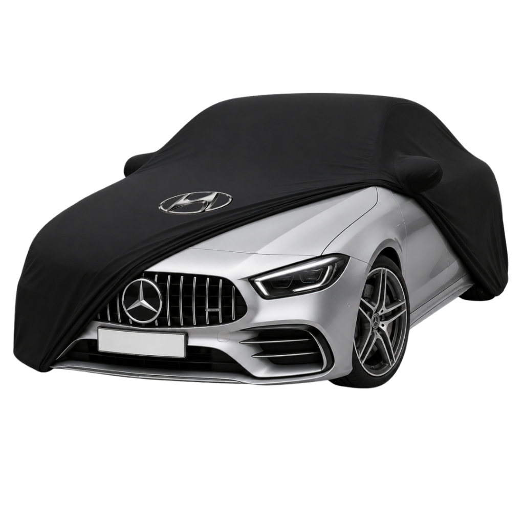 Capa de Cobrir Carro Tecido Helanca Lycra Proteção UV Não Risca P M G Anti Poeira