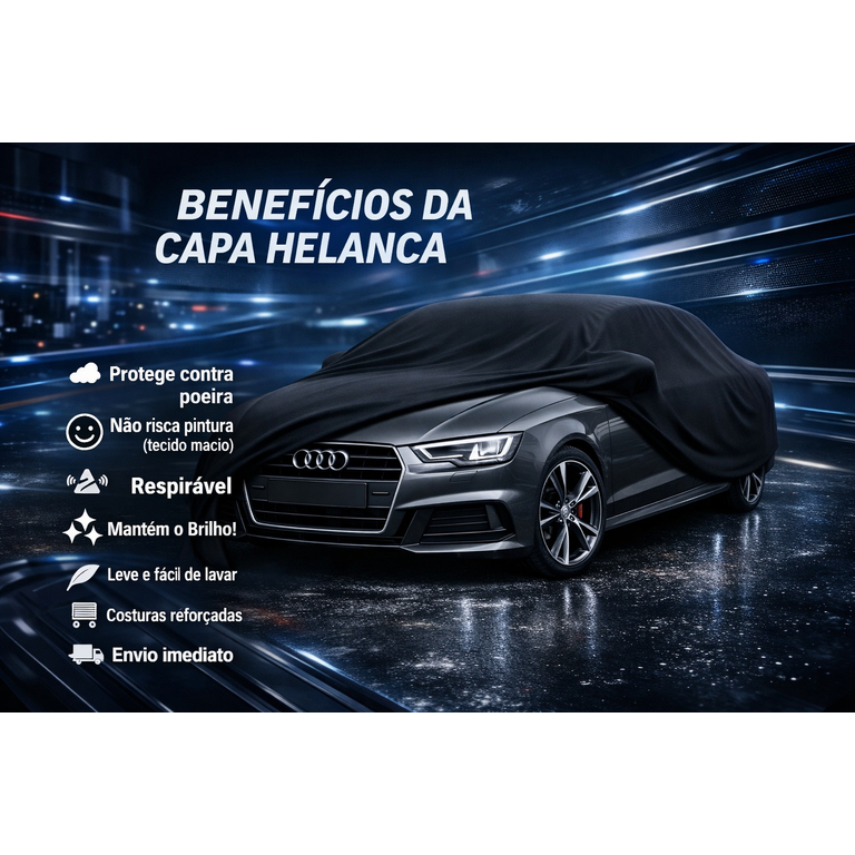 Capa de Cobrir Carro Anti-Risco em Tecido Helanca com Lycra Proteção UV