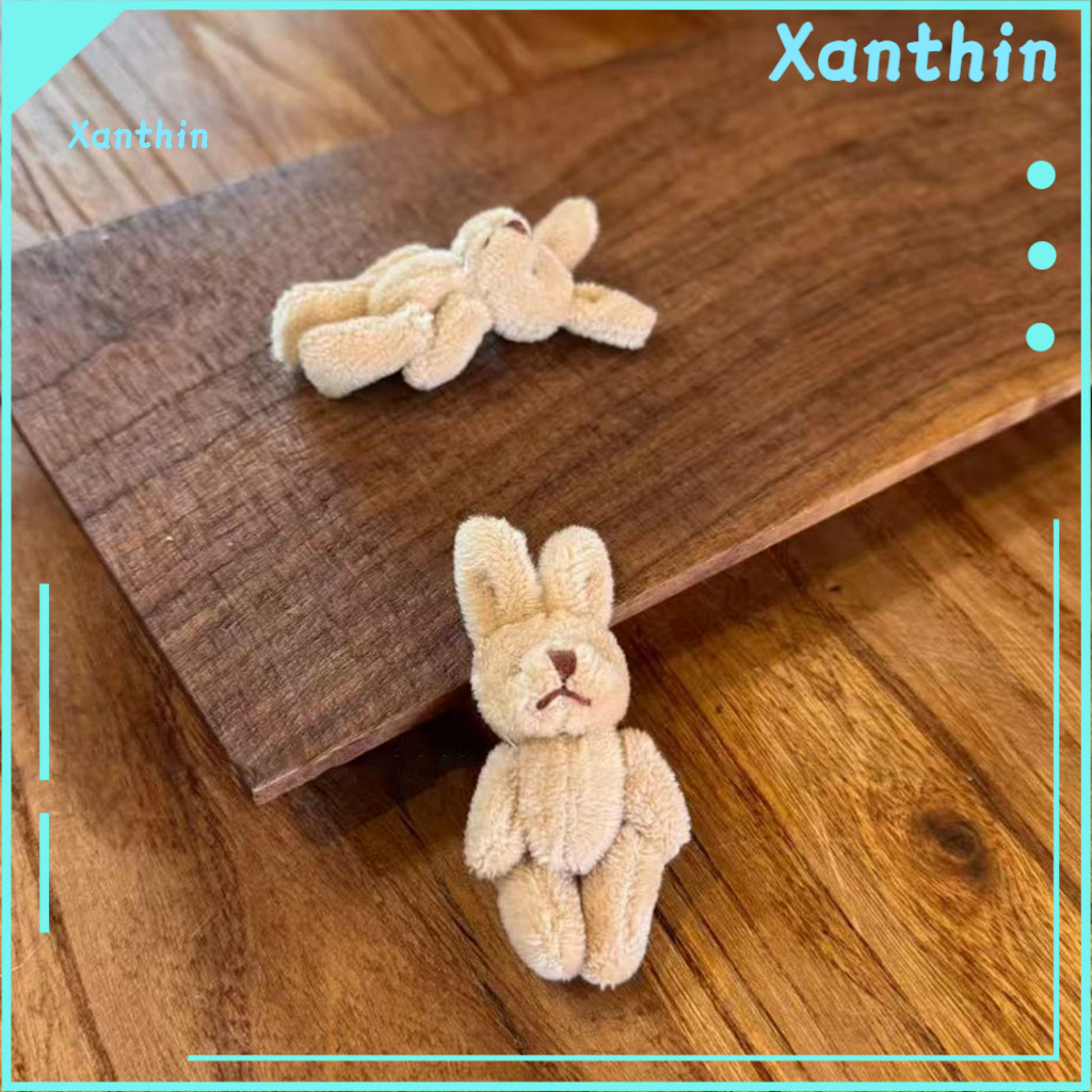 Cute Rabbit Doll for or Kids Portable for Handmade Waldorf Plush Bear Soft Stuffed Toy for Washable Imaginative Play Com