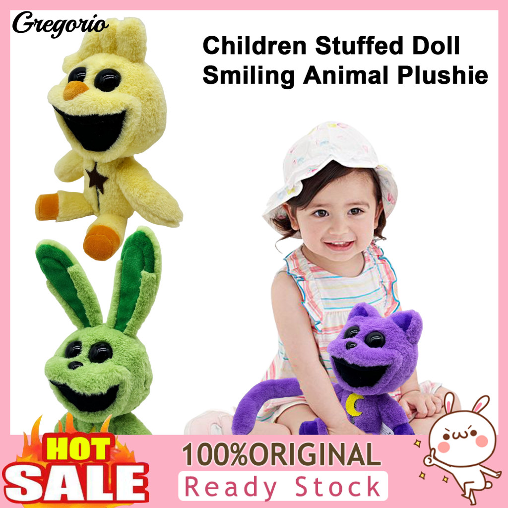 Washable Plush Toy Creepy Animal Game Inspired Rabbit Cat Stuffed Doll Cute Plushie for Kids Home Decor Perfect Christma