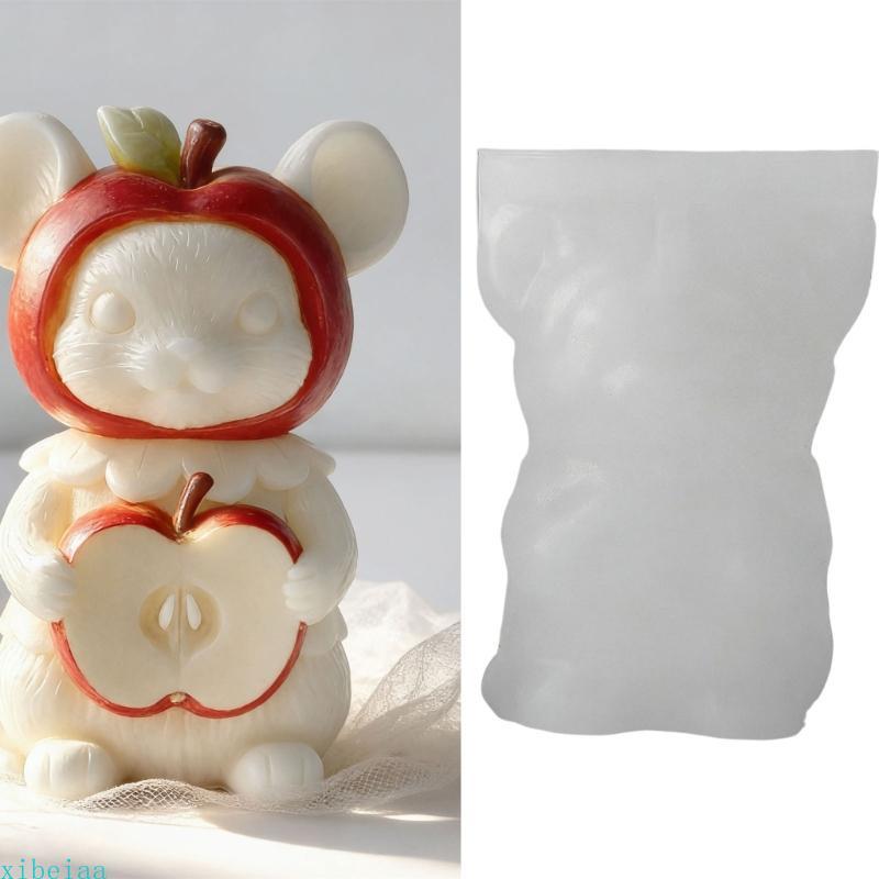 Xibiaa Fantasia Mouse Design Molde De Silicone Multiuso Artesanal Ferramenta De Artesanato Para Chocolate Sabão Cera Art