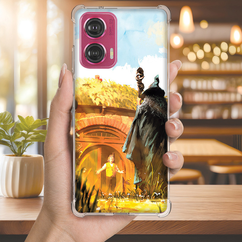 Capa Capinha MOTO EDGE 60 PRO 50 ULTRA 30 20 LITE G86 G84 G75 Anti-impacto Personalizada filme SENHOR aneis (4059)