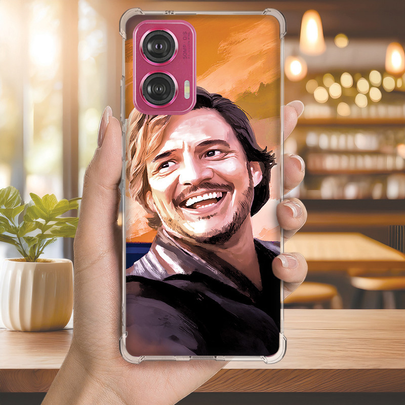 Capa Capinha MOTO EDGE 60 PRO 50 ULTRA 30 20 LITE G86 G84 G75 Anti-impacto Personalizada meme NICOLAS PEDRO (4203)