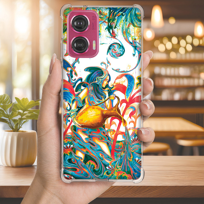 Capa Capinha MOTO EDGE 60 PRO 50 ULTRA 30 20 LITE G86 G84 G75 Anti-impacto Personalizada mistico ELIXIR sorte (4206)