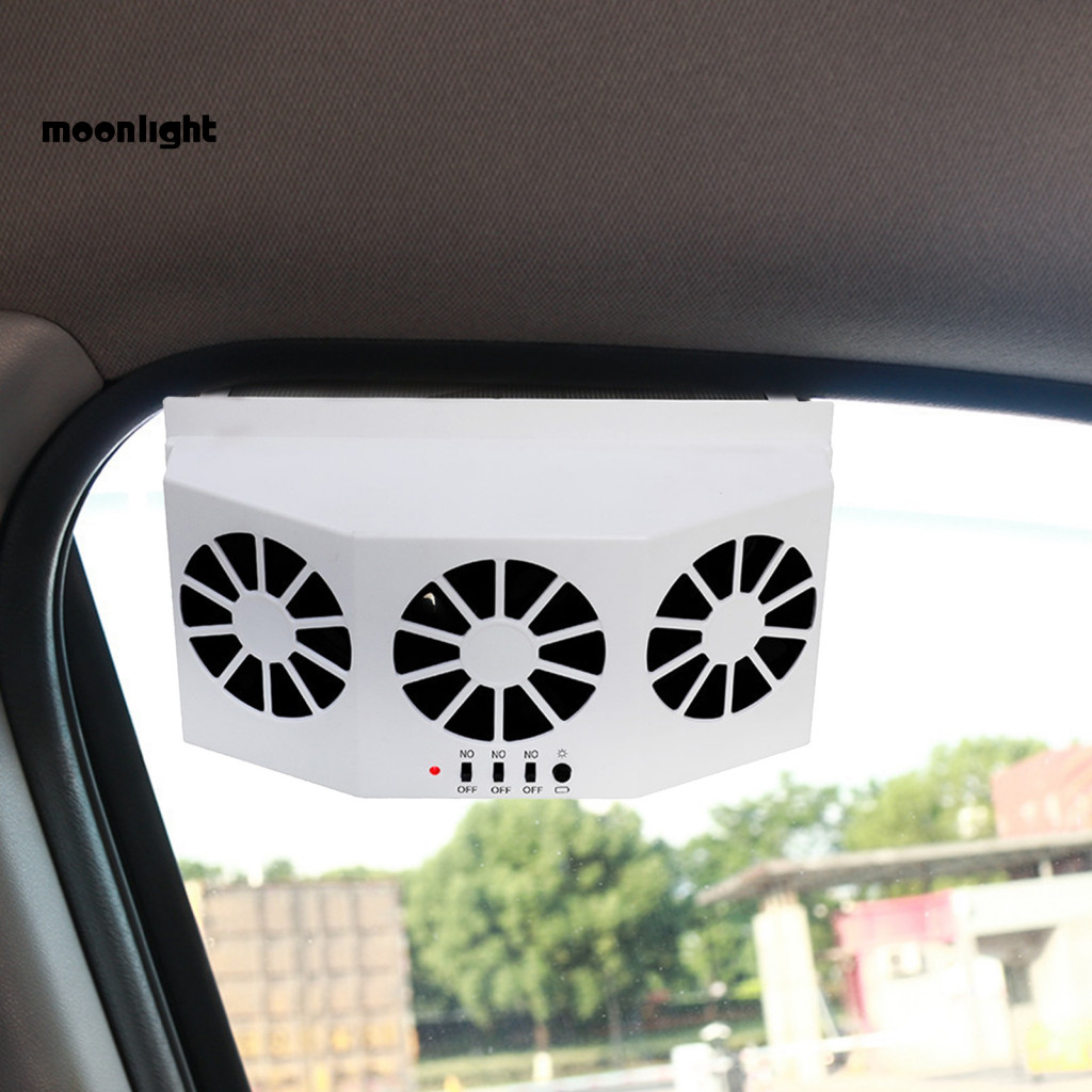 Car Solar Powered Fan – Quiet Powerful Circular Device for Comfortable Fresh Air Your Energy-saving Ventilation for Ho