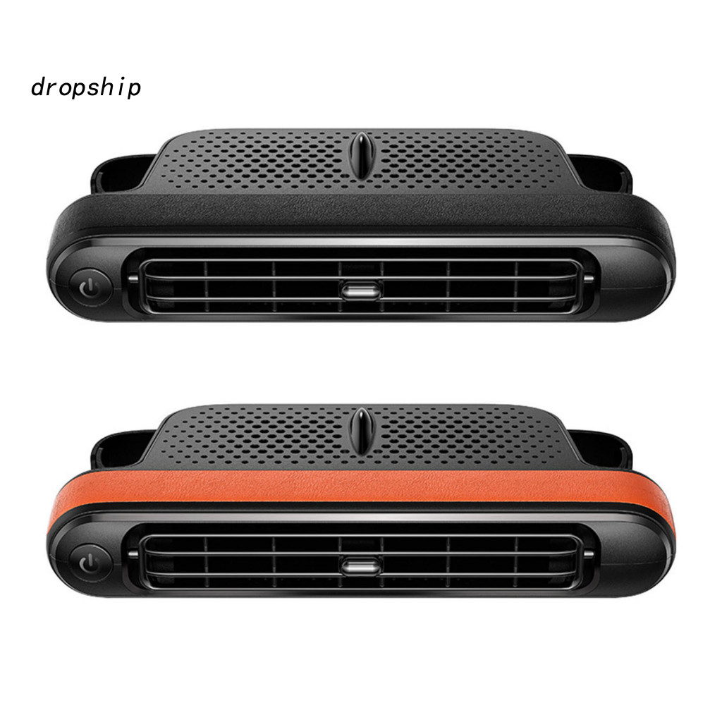 Car Rear Seat Fan Air Circulation Back with Brushless Motor 3-speed Powerful Airflow Low Noise Easy Installation Electri
