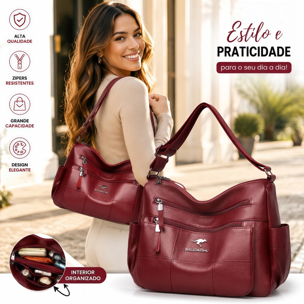 Crazy Bag Washed Leather Women's Bag Korean Version Shoulder Bag Soft Leather Large Capacity Middle-aged Diagonal Bag