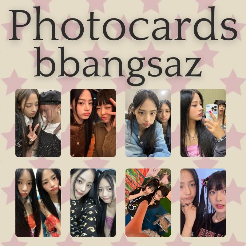 Photocards bbangsaz New Jeans Hanni Minji