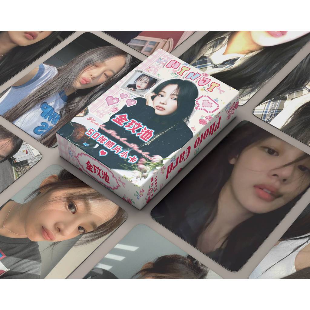 50-119pcs NJ Laser Hologram Lomo Cards Minji HAERIN Solo Season's Greetings BBA ATTENTION Photocards BUNNIES CAMP CLUB HANNI DANIELLE HYEIN Holographic Postcards