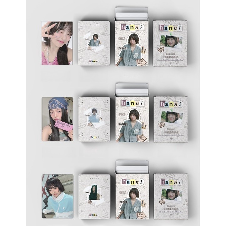55pcs/box NJS Bunnies Club Photocards HANNI DANIELLE MINJI HAERIN HYEIN Lomo Cards NJS Kpop Postcards New Arrivals
