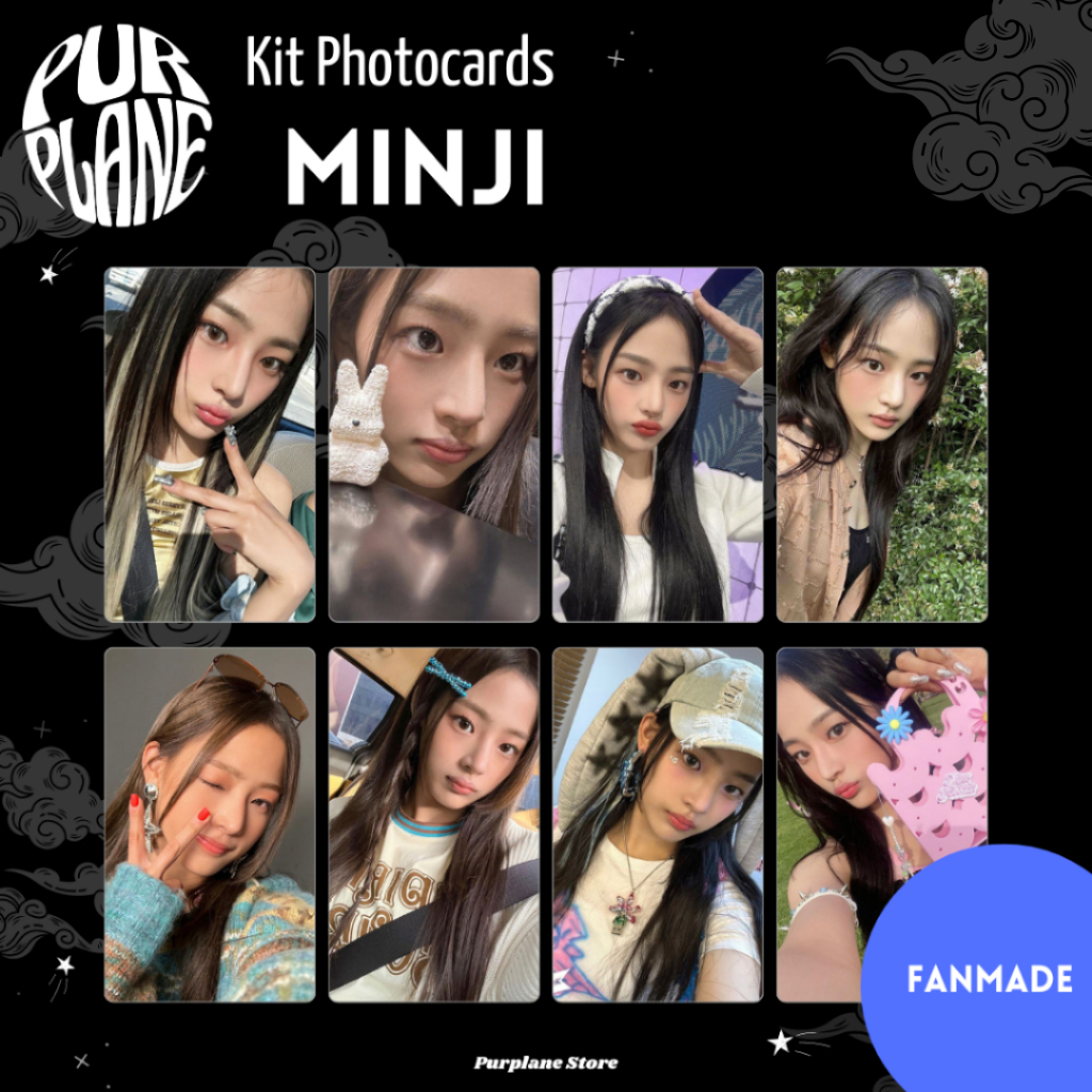 Photocards Minji NJZ NewJeans Kpop Fanmade