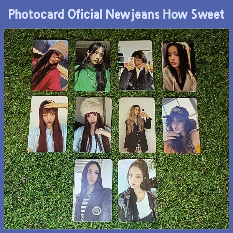 [Oficial] Photocard Newjeans How Sweet - Hanni - Hyein - Haerin - Minji - Danielle + Iroha