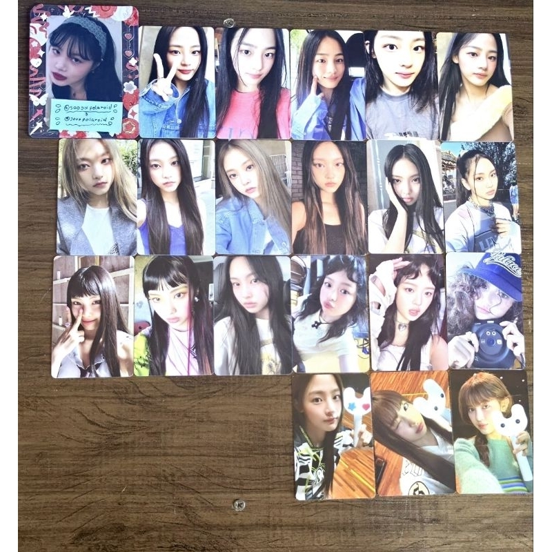 [ conjunto ] Photocards Colecionaveis Newjeans Minji Hanni Danielle Haerin Hyein Attention OMG How sweet lighstick