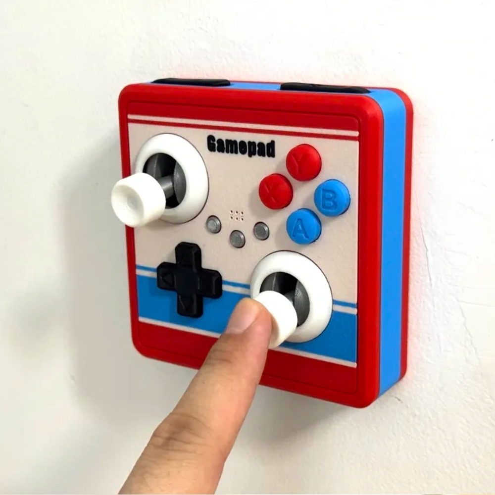 Tipo 86 Retro Arcade Fun Switch Painel Decoração Impressão 3D para Joystick Switch Pingente