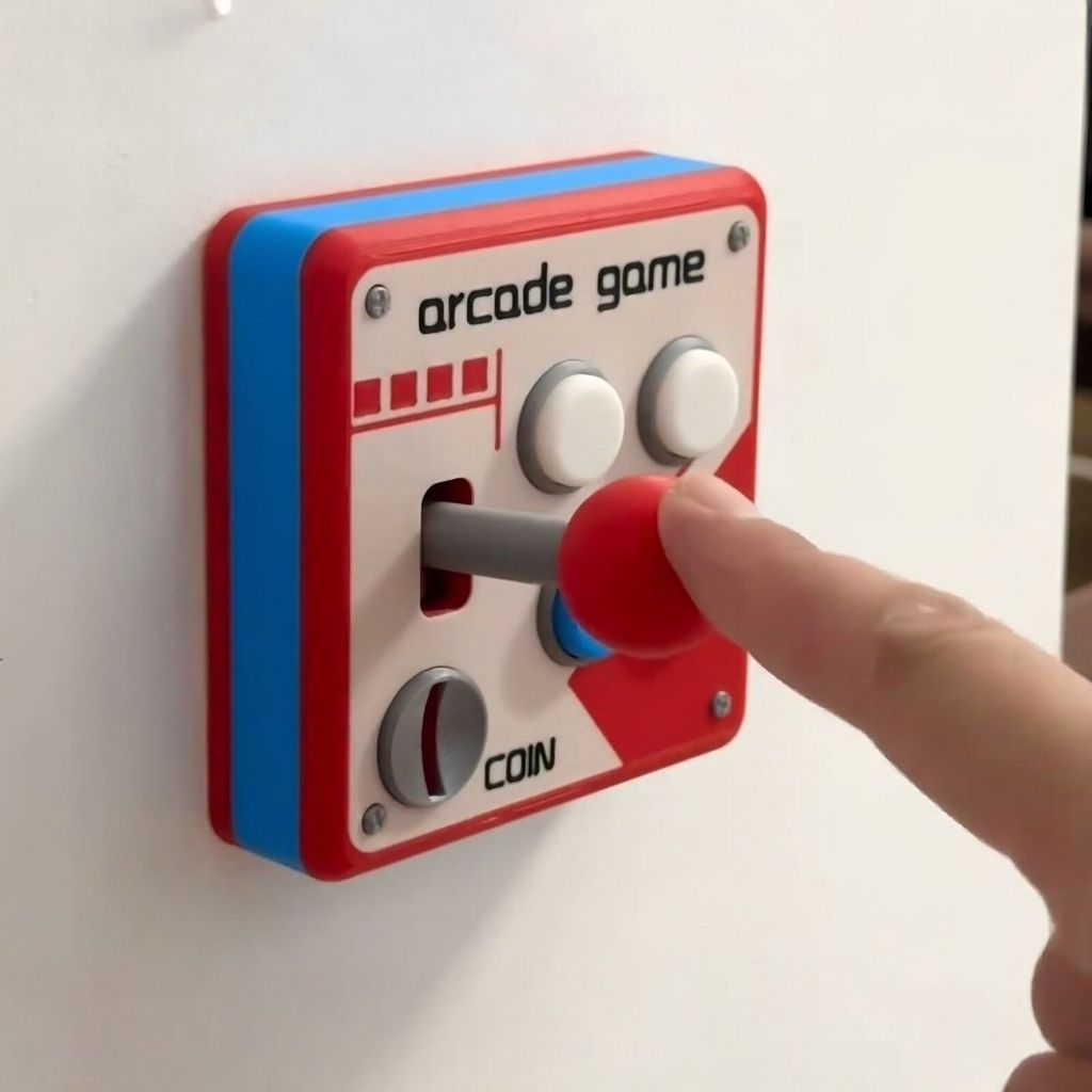 Tipo 86 Retro Arcade divertido interruptor de impressão 3d painel decoração-mudança Joystick interruptor melhoria da cas