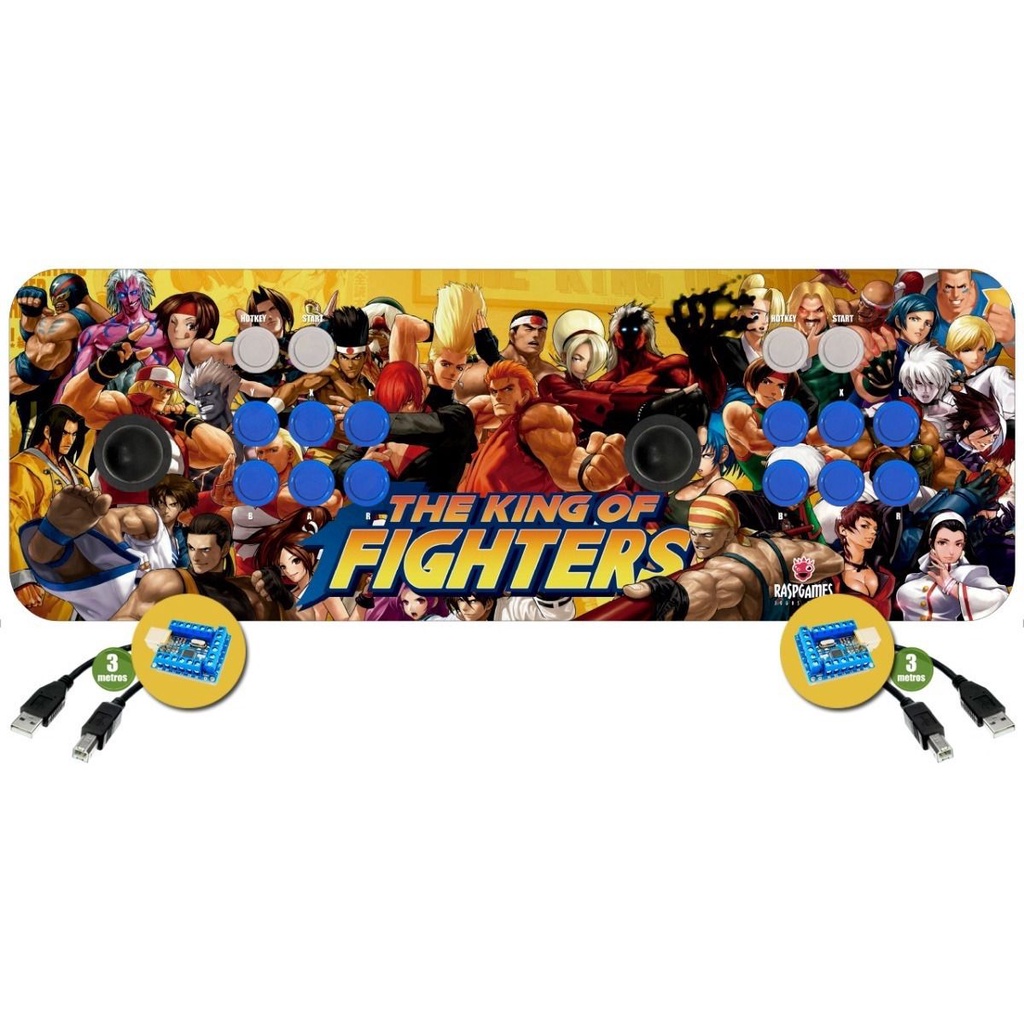 Controle Fliperama  Arcade Duplo