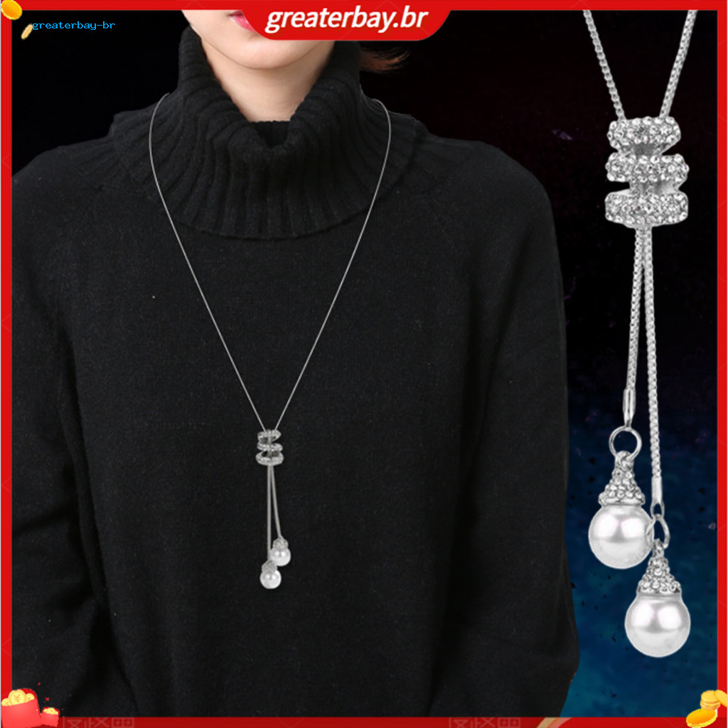 Adjustable Long Pendant Necklace with Extender Chain – Minimalist Alloy Jewelry for Women Elegant Layering Accessory P