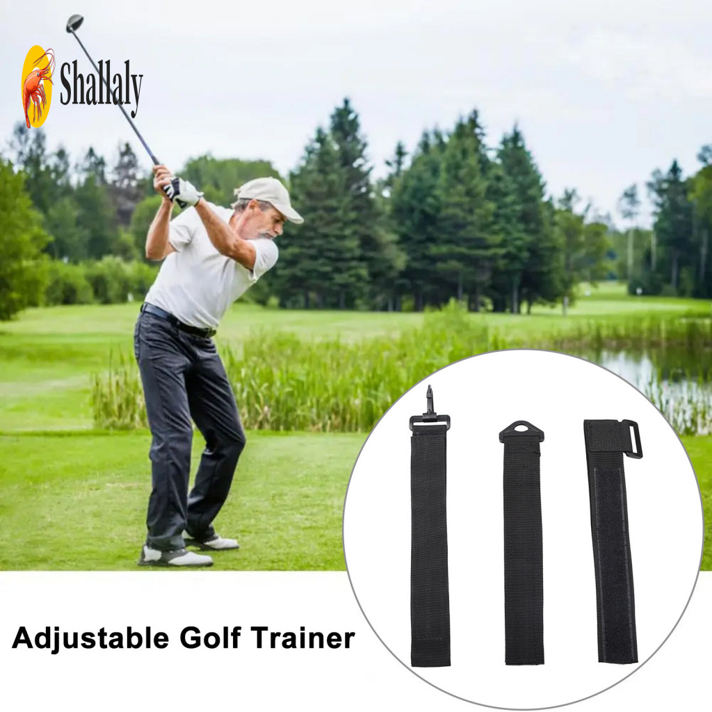 Golf Swing Trainer Posture Corrector Adjustable Leg Strap – Stability Training Aid for Beginners Improve