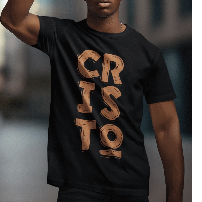 camisa CRISTO 100% algodão Malha Penteada Linha Premium UNISSEX camiseta jesus moda evangélica jovem blusa cristã