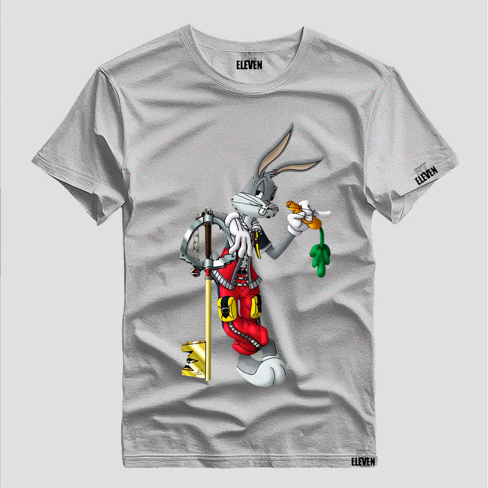 Camiseta Pernalonga Estampada Linha Premium camiseta Tshirt Malha 100%  Algodão 30.1 Malha Penteada Unissex