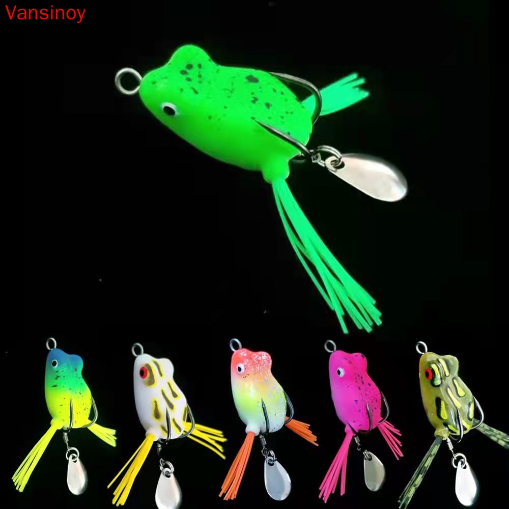 Isca Soft Frog 3cm 4,2g Nova Isca De Pesca Soft Frog Mini Lançamento Mini Isca Thunder Frog