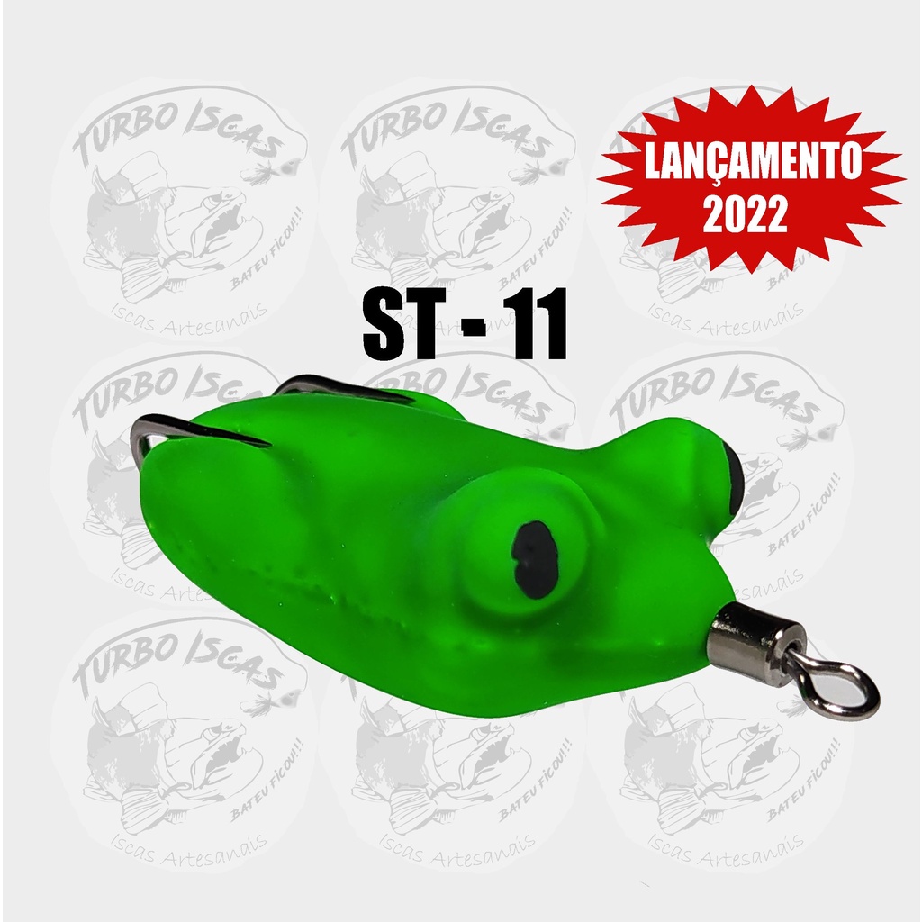 Sapinho Turbo Isca Artificial mini frog Turbo Iscas