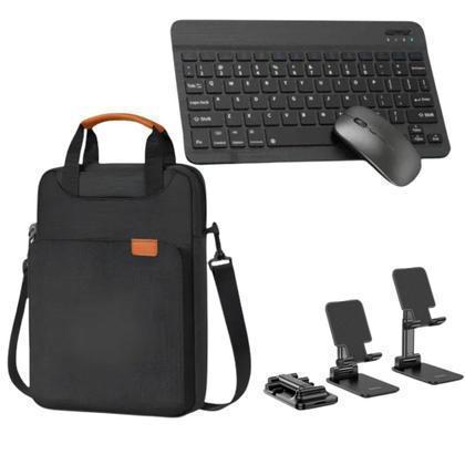 Bolsa Pasta alça Transporte  + Teclado Compativel Xiaomi POCO Pad X1 e Xiaomi Mi Pad 7/7 Pro 11.2 - Anatel 158372114316