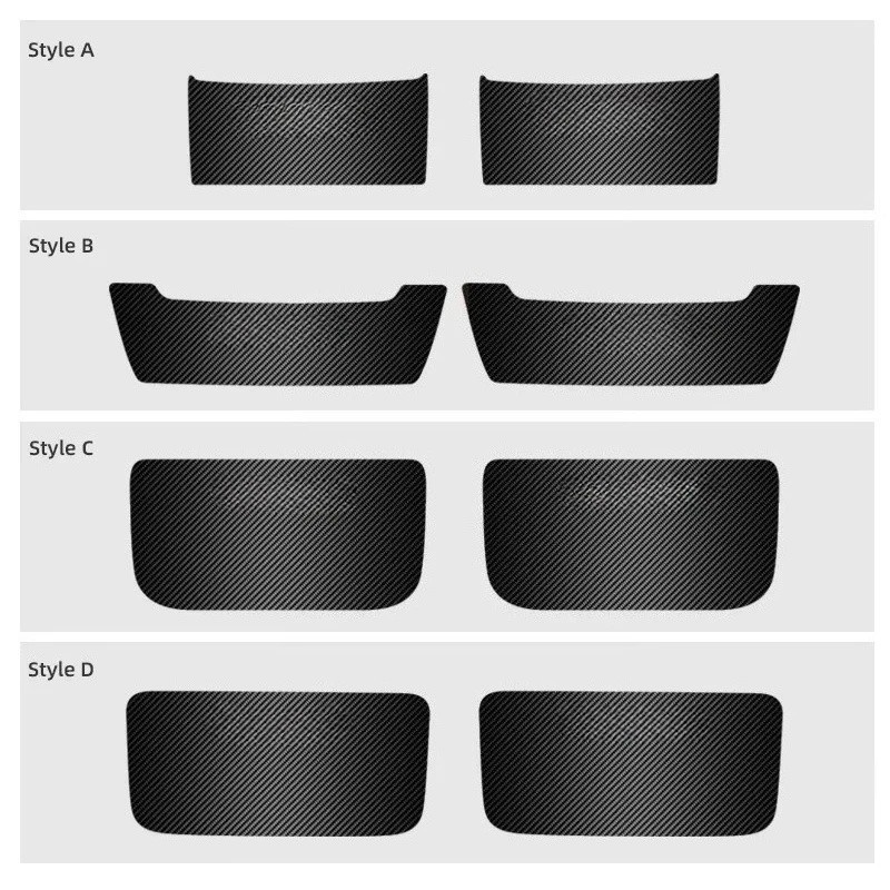 Para BMW F20 F30 F34 E90 E92 E93 F10 G30 X1 E84 Fibra De Carbono PVC Assento De Carro Volta Anti Kick Pa