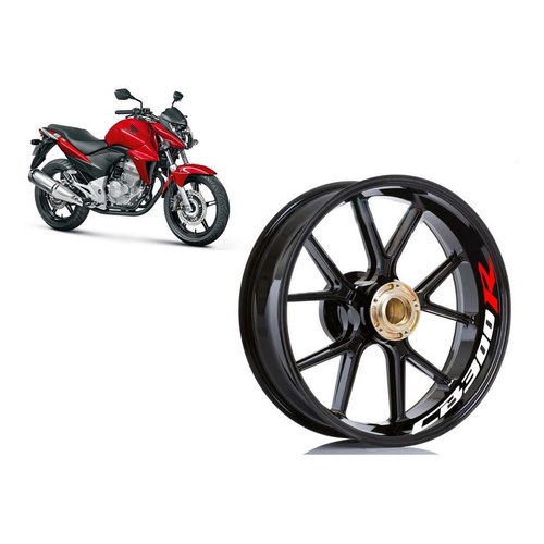 Adesivo Premium Interno Roda Moto Honda Cb 300 R Cb300r
